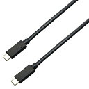 BAUT 【5個セット】 Type-C/Type-CケーブルUSB3.1Gen2 3A 1mBK(BUSCC3130100BX5) 取り寄せ商品