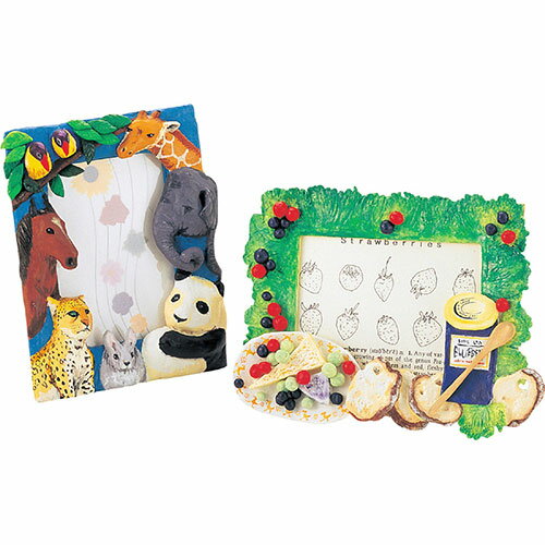 ARTEC 【10個セット】 粘土フォトフレーム(プラ製)(ATC23679X10) 取り寄せ商品