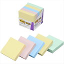 3M 【5個セット】 Post-it ポストイット 強粘着ノート パステルカラー 4色混色(3M-650-5SSAPX5) 取り寄せ商品