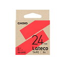 カシオ計算機 CASIO 【5個セット】 Lateco専用詰替用テープ/赤に黒文字/24mm(XB-24RDX5) 取り寄せ商品(2)