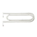 ミヨシ 【5個セット】 受話器用カールコード 1m クロス結線 白(DC-J410/WHX5) 取り寄せ商品