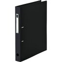 LIHIT LAB. 【5個セット】 noieーstyle D型リングファイル A4 ブラック(F-7684-24-BKX5) 取り寄せ商品