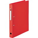 LIHIT LAB. 【5個セット】 noieーstyle D型リングファイルA4 レッド(F-7684-3-RDX5) 取り寄せ商品
