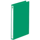 LIHIT LAB. 【10個セット】 P.P.リングファイル A4S 2穴 緑(F-867-6-GRX10) 取り寄せ商品