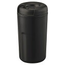 【5個セット】 カフェタンブラーベーシック(コーヒー配合) 約340ml・約φ80×139mm ブラック(22556815X5) 取り寄せ商品