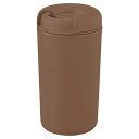 【5個セット】 カフェタンブラーベーシック(コーヒー配合) 約340ml・約φ80×139mm ブラウン(22556816X5) 取り寄せ商品