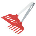 田辺金具 【5本セット】 マルチグリルトング(小) レッド(TK-4109X5) 取り寄せ商品