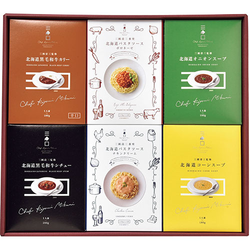 三國 【6セット】 監修・推奨 北海道ディナー&パスタソースセット 【黒毛和牛カ(FUJI-250255716X6) 取り寄せ商品