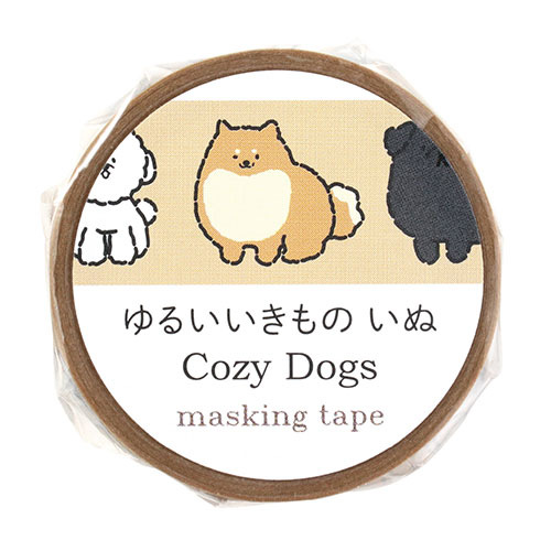 ARTEC 【10個セット】 ARTEC マスキングテープ ゆるいどうぶつ いぬ 手帳やラッピングにゆるどうぶつでのんびり癒しを(ATC74651X10) 取り...