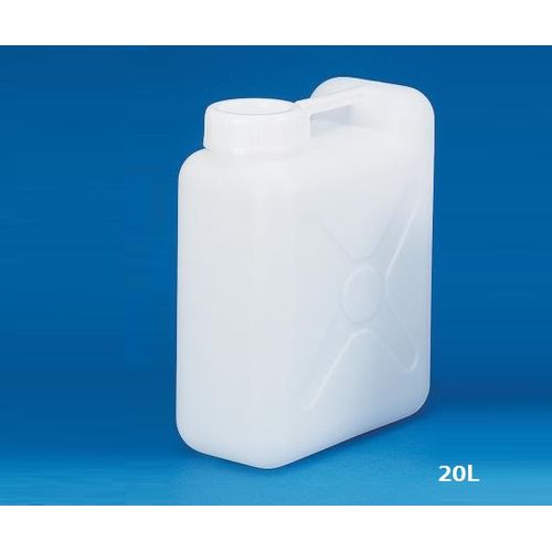 フッ素ガスコーティング容器 20000mL 1本 1047-32 (1本)フッ素ガスコーティング容器 20000mL 1本 1047-32 (1本)。樹脂容器の表面にフッ素ガス処理を施しており、長期間効果が持続致します。ガスバリアー性・耐薬品性が向上しており、容器の変形防止効果があります。廃液タンク用途に適しています。サイズ（mm）：φ98.5×352×180×439容量（mL）：20000材質：（本体・キャップ）HDPE（高密度ポリエチレン）・（中栓）LLDPE（直鎖低密度ポリエチレン）コーティング：特殊化学処理による表面フッ素化個包装商品コード：1047-32。検索キーワード:汎用器具・消耗品 樹脂特殊容器 テフロン容器