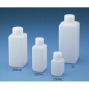ニッコー・ハンセン Jボトル角型 細口(ナチュラル) 500mL 滅菌済 100本 1543-03 (1ケース(100(15-4303-55) 取り寄せ商品