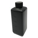 ニッコー・ハンセン Jボトル角型 細口 遮光 1L 1本 1560-04 (1本)(15-6004-55) 取り寄せ商品