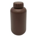 ニッコー・ハンセン 標準規格瓶 丸型広口(遮光) 1L セットなし 1本 (1本)(1032-04) 取り寄せ商品