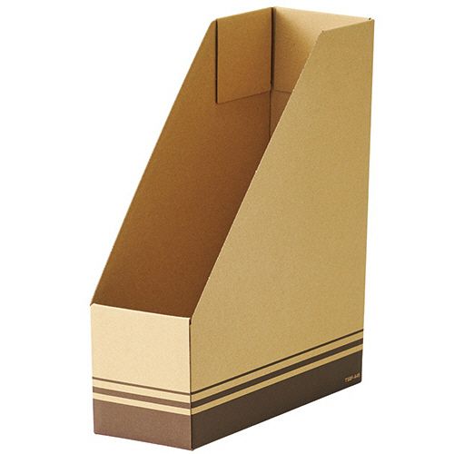 TPS ボックスファイル(ナチュラル) A4タテ 背幅100mm 1パック(5冊)(TSBF-A4S) 目安在庫=○
