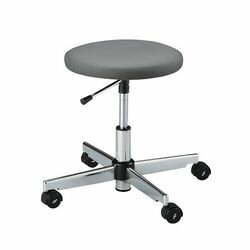 アズワン クリーンルーム用帯電防止チェア（クラス100対応） リング無し ブラック CR(CR-83B) 取り寄せ商品