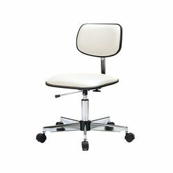 アズワン クリーンルーム用チェアー（リング無し） ホワイト (1脚)(SK-825W) 目安在庫=△