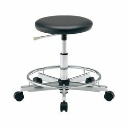 アズワン カラフルラウンドチェア ブラック (1個)(LRN-BKR) 目安在庫=△