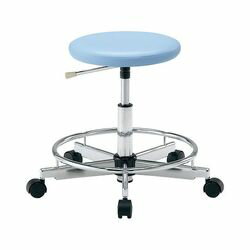 アズワン カラフルラウンドチェア ブルー (1個)(LRN-BR) 目安在庫=△