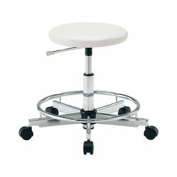 アズワン カラフルラウンドチェア ホワイト (1個)(LRN-WR) 目安在庫=△