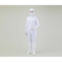 アズワン 無塵衣・AS197C フード付きツナギ服 白 5L (1着) 目安在庫=△(4)