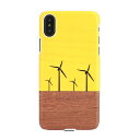 manwood iPhone XS / X VR؃P[X Yellow Wind(I10496i8) ڈ݌=