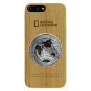 National Geographic iPhone 8 Plus/7 Plus Metal-Deco Wood Case チェリーウッド(NG13049i8P...