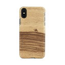 man&wood iPhone XS Max real wood case Terra(I13888i65) 仕入先在庫品