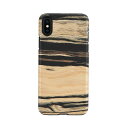man&wood iPhone XS Max real wood case White Ebony(I13890i65) 仕入先在庫品