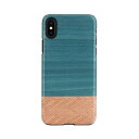 man&wood iPhone XS Max real wood case Denim(I13893i65) 仕入先在庫品