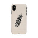 man&wood iPhone XS Max real wood case Indian(I13897i65) 仕入先在庫品