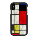 Ikins iPhone XS Max pearl case Mondrian(I15841i65) ڈ݌=yʌz