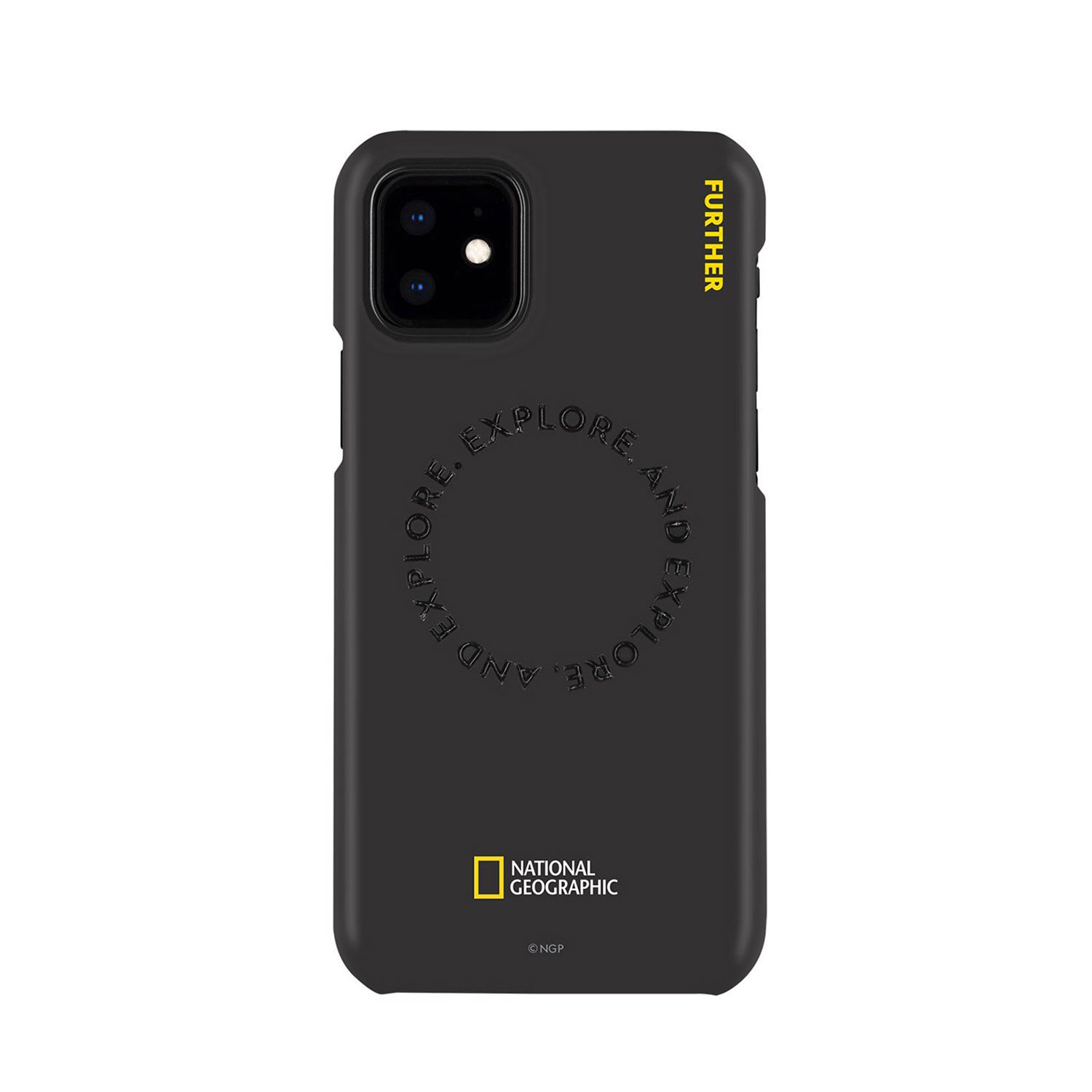 National Geographic iPhone 12 mini Explore Further Edition Carved Stamp Black NG19616i12 目安在庫= 