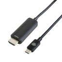 GOPPA GP-CHD460C15/B TypeC→HDMI 1.5Mケーブルブラック 目安在庫=○