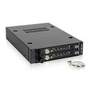 Cremax MB492SKL-B 2 x 2.5 SATA/SAS HDD & SSD搭載用モバイルラック 取り寄せ商品(2)