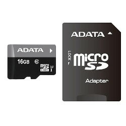 ADATA@Technology Premier microSDHCJ[h16GB UHS-I CLASS10 SDϊA_v^[t(AUSDH16GUICL10-RA1) 񂹏i