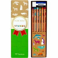 トンボ鉛筆 Tombow Pencil 鉛筆 ハローネイチャー 6柄 ギフトセット(MP-KHN01-2B) 目安在庫=○