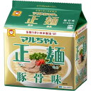 東洋水産 マルちゃん 正麺 豚骨味 88g 5食パック×18袋セット(4901990513364 x18) 取り寄せ商品
