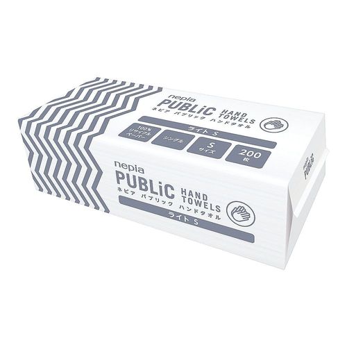 王子ネピア パブリックハンドタオル ライトS 1ケース40束入 KTO6901(63-5704-80) 取り寄せ商品