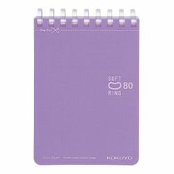 コクヨ KOKUYO ソフトリングメモV　A7　80マイ(メ-SV378BT-V) 目安在庫=○