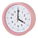 クツワ こどもの学習時計(ローズピンク)(ME214RD) 取り寄せ商品