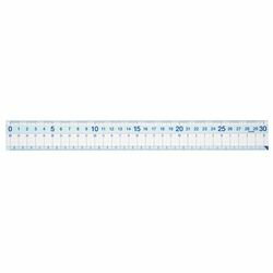 樂天商城 - レイメイ藤井 先生おすすめ直定規(すべり止め加工付) 30cm 1個(APJ257) 目安在庫=○