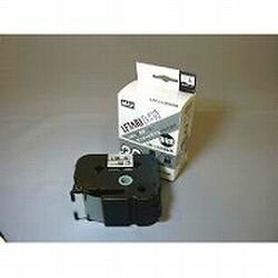 マックス MAX MAX ラミネートテープ 8m巻 強粘着 幅36mm 黒字・つや消し銀 LM-L536BMK(LX90662) 取り寄せ商品