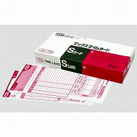 マックス MAX マックス タイムカード ER-Sカ-ド レッド(ER90780) 取り寄せ商品
