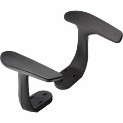 ナカバヤシ NAKABAYASHI メッシュバックチェア用固定肘(CA-A005BK) 取り寄せ商品