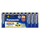 パナソニック Panasonic エボルタ乾電池 単4形20本パック LR03EJ/20SW 目安在庫=○