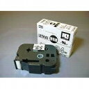 マックス MAX MAX ラミネートテープ 8m巻 強粘着 幅24mm 黒字・白 LM-L524BWK(LX90631) 取り寄せ商品