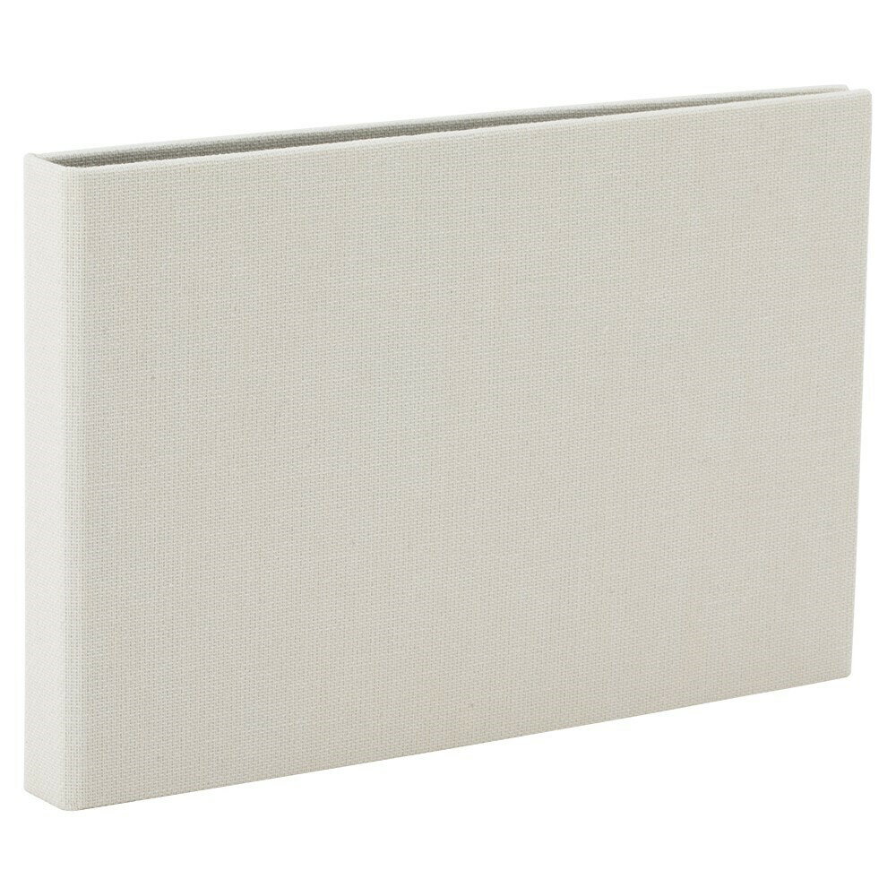 ナカバヤシ NAKABAYASHI コット／黒台紙フォトアルバム／L判ヨコ24枚／ホワイト(A-COPL-240-W) 取り寄..