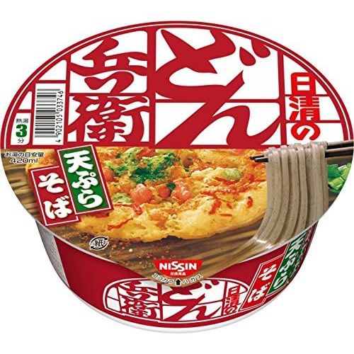日清食品 どん兵衛 天ぷらそば 100g（12個）(4902105033746 x12) 取り寄せ商品