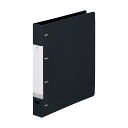 リヒトラブ LIHIT LAB. リクエスト D型リングファイル 黒(G1270-24) 取り寄せ商品