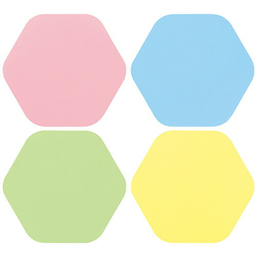 ライオン LION 六角マグネットシート　4色パックM−640(283-64) 取り寄せ商品